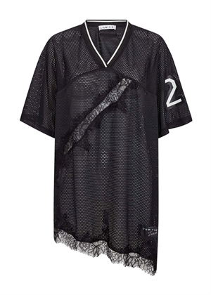 Drift Asym lace tee Sort HAUTE L'AMITIÈ